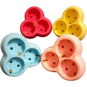 Resim SAKİN ENERJİ 3'LÜ GOLYAT PAPATYA TOPRAKLI PRİZ RENKLİ 