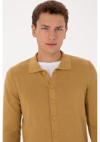 Resim U.s. Polo Assn. Erkek Petrol Hırka Triko 50313690-vr151 Oıl 