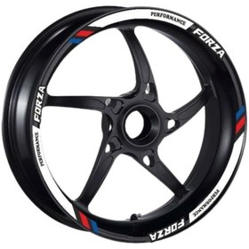 Resim Honda M Power Beyaz Forza Uyumlu 1 Set Jant Şeridi 