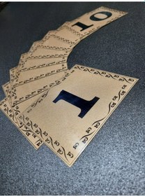 Resim Kapı Numarası 10X12 Cm Yapışkanlı No 1'Den 10 A 