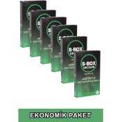 Resim S-Box Kayganlaştırıcılı Prezervatif 6'lı 