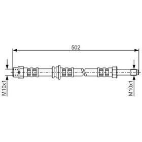 Resim E36-46 98-05 Fren Hortumu Arka Bch1987476971 34301165174 