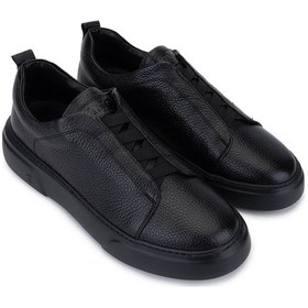 Resim Tamer Tanca Erkek Hakiki Deri Siyah Sneakers & Spor Ayakkabı 965 2526 Erk Ayk Y25 Sıyah Fltr/syh Siyah 