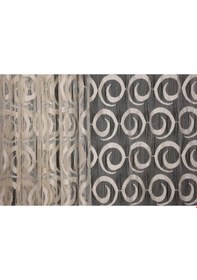 Resim Vakko Model Krem Renk Ip Perde Hazır Düğmeleri Dikilmiş Ip Perde Krem 