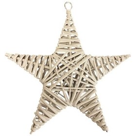 Resim Dekoratif Yıldız Beyaz 25 Cm 