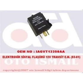 Resim ÜNÜVAR 5350-2 SİNYAL FLASÖRÜ ELEKTRİKLİ TRANSIT EM 12V 