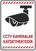 Resim isgtabelam Cctv Kameralar Kaydetmektedir/v5-1. / 35x50cm / Dekota 