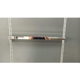 Resim Uzmangrupraf 20X30 Kare Travers 60 Cm - Raf Demiri - Krom Travers - 10'Li 