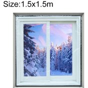 Resim Sones Pencere Rüzgar Geçirmez Sıcak Film İç Hava Kaçağı Ses Geçirmez Çift Katmanlı Yalıtım, Özellikler: 1.5x1.5m 