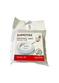 Resim Motex Görünmez Şeffaf Bant - Düzeltme Birleştirme Bandı - 19 Mm X 33 Metre - 3 Adet 