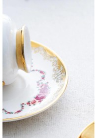 Resim Acar Osiris 6 Kişilik Porselen Kahve Fincanı Takımı Desen2 6806 Çok Renkli 