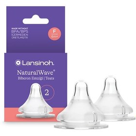 Resim Lansinoh Natural Wave Biberon Emziği Hızlı Akış 2'li Set 