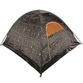 Resim AndOutdoor Monodome 3 Kişilik Siyah Kamp Çadırı 