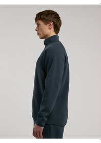 Resim Everlast Ever Relaxed Regular Antrasit Yüksek Yaka Erkek Full Zip Sweatshirt Koyu Gri 