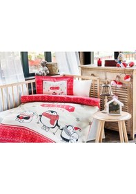 Resim Özdilek Winter Friend Kışlık Flanel Bebek Nevresim Takımı 42984 