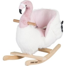Resim Tommybaby Sallanan Oyuncak At, Sallanan Ahşap Flamingo Sallanan Flamingo 