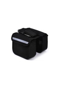 Resim Pi İthalat Bisiklet Çok Amaçlı Heybe Çanta Kadro Üstü Telefon Tutuculu - Siyah 