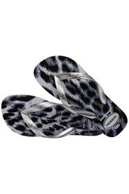 Resim Havaianas Top Siyah Leopar Unisex Terlik 