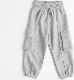 Resim Kargo Cepli Eşofman Alt Gri 