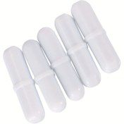 Resim 5 Adet Ağır Hizmet Tipi Manyetik Karıştırıcı Çubuklar - Kimya, Biyoloji ve Ev Kullanımı İçin Güçlü Mıknatıslı Uçlu Paslanmaz Laboratuvar Mıknatısı - Matara, Biberon ve Deney Tüpleriyle Uyumlu - Yüksek Performanslı, Pürüzsüz Yüzeyli, Dayanıklı Plastik ve Demir, Silindir Tasarım, Biyoloji Araştırmacıları için İdeal, Kimya Temel Ekipmanları 