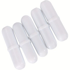 Resim 5 Adet Ağır Hizmet Tipi Manyetik Karıştırıcı Çubuklar - Kimya, Biyoloji ve Ev Kullanımı İçin Güçlü Mıknatıslı Uçlu Paslanmaz Laboratuvar Mıknatısı - Matara, Biberon ve Deney Tüpleriyle Uyumlu - Yüksek Performanslı, Pürüzsüz Yüzeyli, Dayanıklı Plastik ve Demir, Silindir Tasarım, Biyoloji Araştırmacıları için İdeal, Kimya Temel Ekipmanları 