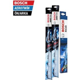 Resim Bosch Aerotwin Mitsubishi Space Star Ön Arka Silecek (2013-2015) 