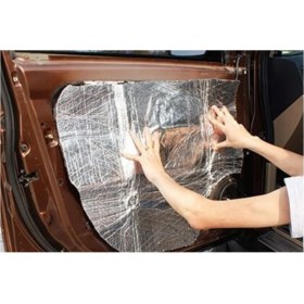 Resim Kl Home 150*100 cm (1,5m2) Aluminize Folyo Kaplı Oto Araç Kaput Ses Yalıtım Süngeri Yapışkanlı 