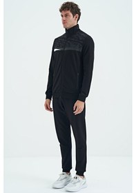 Resim Tommy Life Harry Siyah Standart Kalıp Erkek Eşofman Takım - 85197 Siyah 
