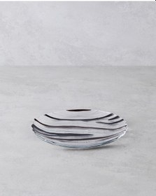 Resim English Home Terra Cam Pasta Tabağı 21 Cm Kahverengi-siyah Kahverengi - Siyah 