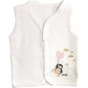 Resim Bibaby Lets Fly Kapitone Yelek 61442 Beyaz 