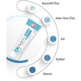 Resim Dkdent Karanfil Özlü Çocuk Diş Macunu 50 Ml X 2 Adet Çürük Önleyici 