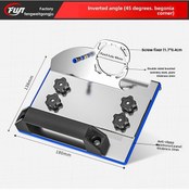 Resim Dofolink 100 Tip Açı Taşlama İçin 45 Derece Oymacı, Paslanmaz Çelik Kalınlaşmış, Profesyonel Fayans Uygulama Aracı, Açı Taşlama Uyumlu Ekipman 