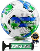 Resim Telvesse Orijinal Futbol Topu Wind Şişirme Pompalı Sert Zemin Halı Saha Futbol Topu Turuncu Hibrit No:5. 