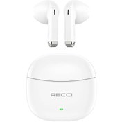 Resim Recci TWS Kulak İçi Bluetooth Kulaklık Recci REP-W81 Melody Serisi Hi-Fi Ses Kaliteli v5.3 Beyaz 