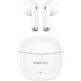 Resim Recci TWS Kulak İçi Bluetooth Kulaklık Recci REP-W81 Melody Serisi Hi-Fi Ses Kaliteli v5.3 Beyaz 