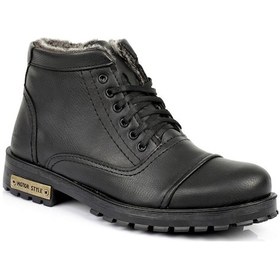 Resim 401 Su & Soğuk Geçirmez Unisex Kar Botu Siyah 