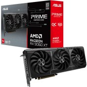Resim Asus PRIME-RX9060XT-O16G-AMD-RADEON-RX 9060-16G-16GB GDDR6-128BIT--OC-HDMI-2XDP-Ekran Kartı 