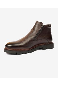Resim Greyder Erkek Kahverengi Hakiki Deri Klasik Bot 4K1KB64625 