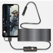 Resim yollayenilensin 5M 6 LED’li Su Geçirmez Endoskop Kamera – Pc, Android Uyumlu HD Görüntülü Yılan Kamera 