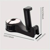 Resim Fochsia Karavan Çok Amaçlı Kanca Telefon Tutucu, Arka Koltuk Başlığı Askılı Gümüş Cep Telefonu Tutucu 