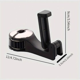 Resim Fochsia Karavan Çok Amaçlı Kanca Telefon Tutucu, Arka Koltuk Başlığı Askılı Gümüş Cep Telefonu Tutucu 