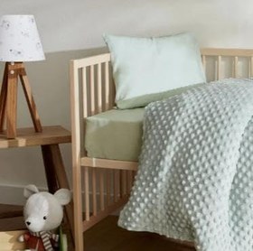 Resim Özdilek Bebek Tomurcuk Battaniyesi Mint Yeşil 