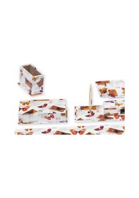 Resim Tabac 6850-344 Multicolor Suni Deri Sümen Takımı Kelebek 