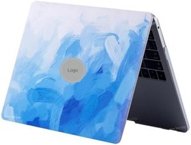 Resim McStorey MacBook Air 13 inç Kılıf Uyumlu A1369 A1466 Sert Kapak İnce Hafif Darbe Çizik Koruma Hard Case Mavi 