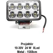 Resim İtibar Off-road Projk10-30v 24w 8led Meta 