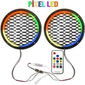 Resim Poke Pixel Ledli 20cm Hoparlör Midrange Kapak 2 Adet Animasyonlu Pk-5650 