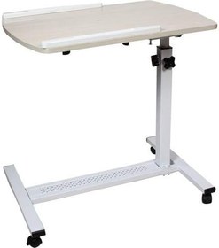 Resim Hodbehod Koltuk Kenarı Yükseklik ve Eğim Ayarlı Tekerlekli Laptop Sehpası Bilgisayar Masası 