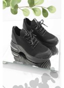 Resim Siyah Triko Kadın Sneaker K01932400982 Bambi