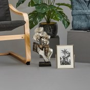 Resim Casa Dora Dekoratif Biblo Kitap Okuyanlar - Gümüş - 20x12x33 cm 
