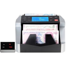 Resim Sigma SC8520S Karışık Para Sayma Makinesi, TL Karışık, Euro ve Usd Adet Sayım + Müşteri Ekranı 
